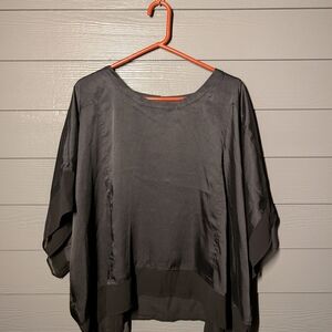 Beautiful Feminine DKNY Black Women's Blouse In Plus Size 3X